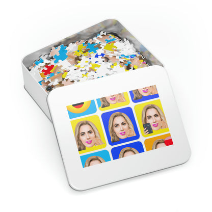 "Emoji-zing a Celebrity: A Pop Art Portrait" - The Alien Jigsaw Puzzle