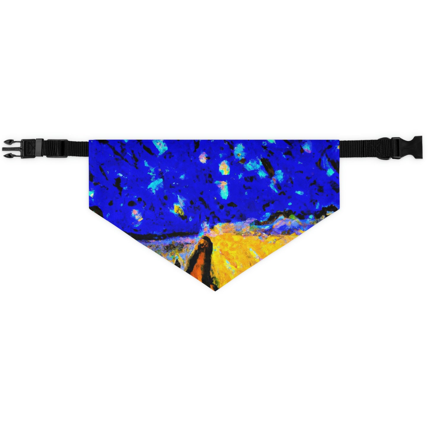 "Enchanted Sands of the Night Sky" - Das Alien Pet Bandana Halsband