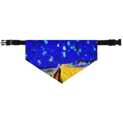 "Enchanted Sands of the Night Sky" - Das Alien Pet Bandana Halsband