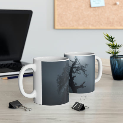 "A Shining Sentinel in the Mist” - The Alien Ceramic Mug 11 oz