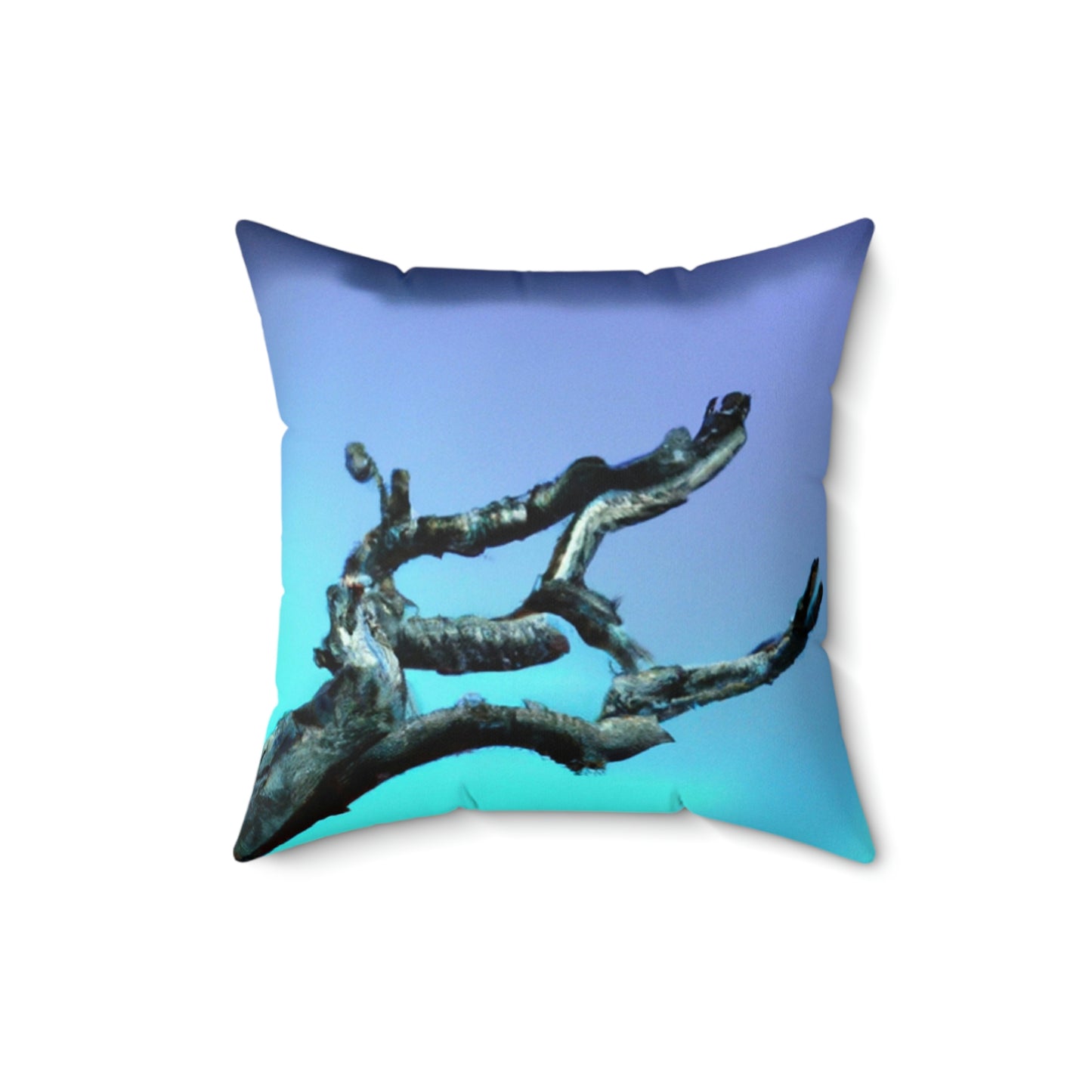 "Alone Against the Storm" - The Alien Square Pillow