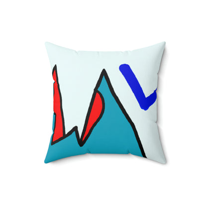 "Eye to Eye with Nature's Challenge" - The Alien Square Pillow