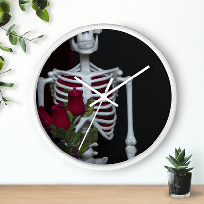 "The Skeletal Romantic" - The Alien Wall Clock