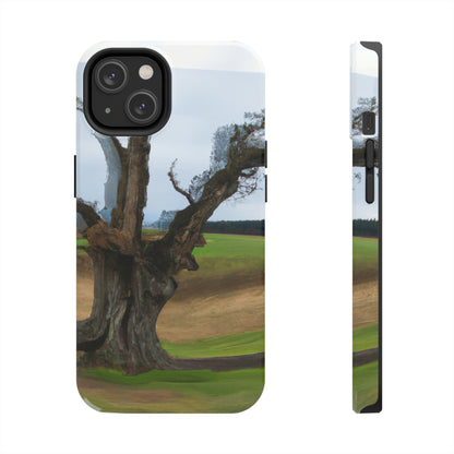 "A Shadow in the Meadow: The Last Standing Tree" - The Alien Tough Phone Cases