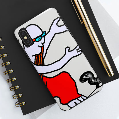 "A Blind Monk's Gentle Embrace of a Lost Dragonling" - The Alien Tough Phone Cases