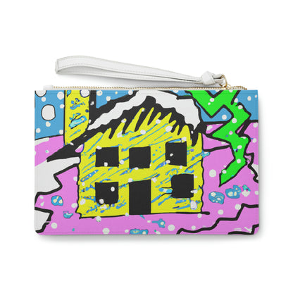 "Desolate Winter Dwelling" - Die Alien Clutch Bag