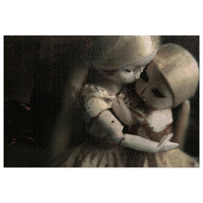 "A Melancholy Tango of Two Dolls" - The Alien Jigsaw Puzzle