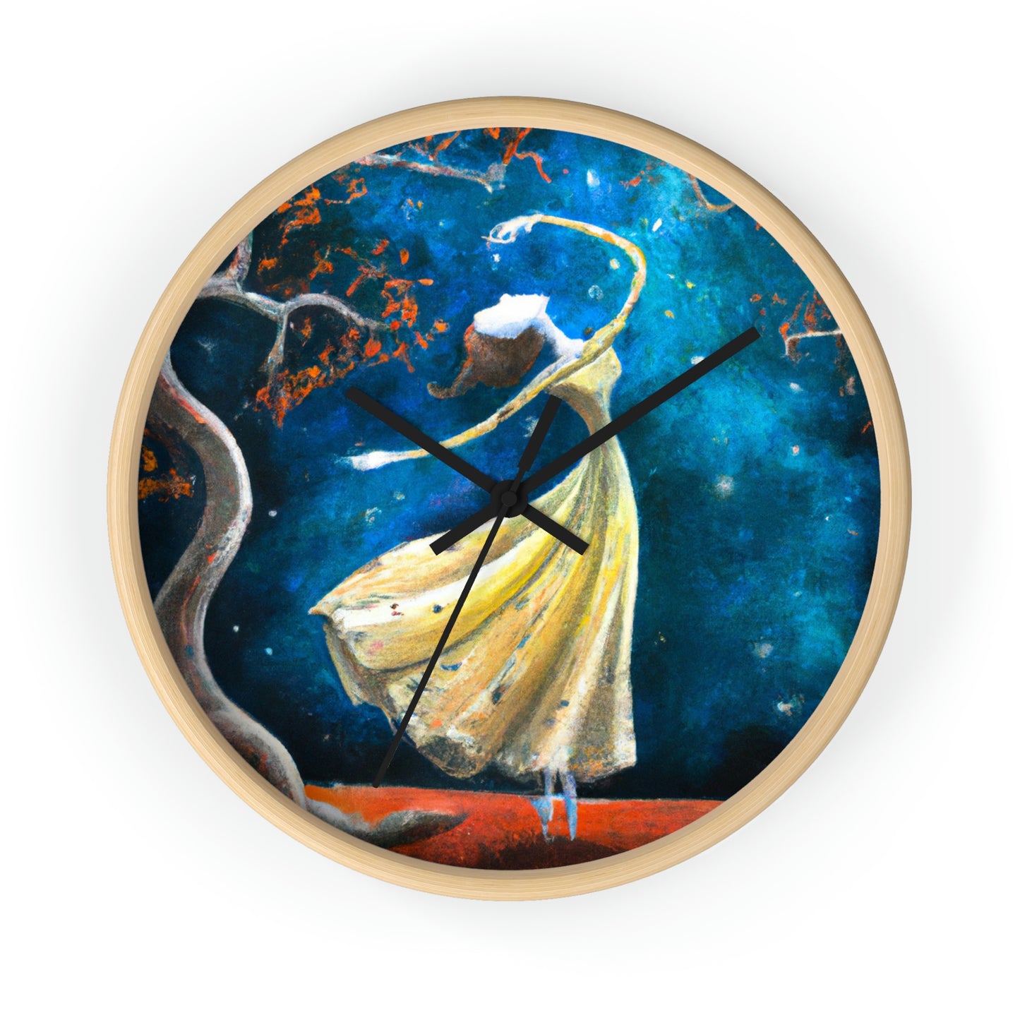 "A Starlight Ballerina" - The Alien Wall Clock