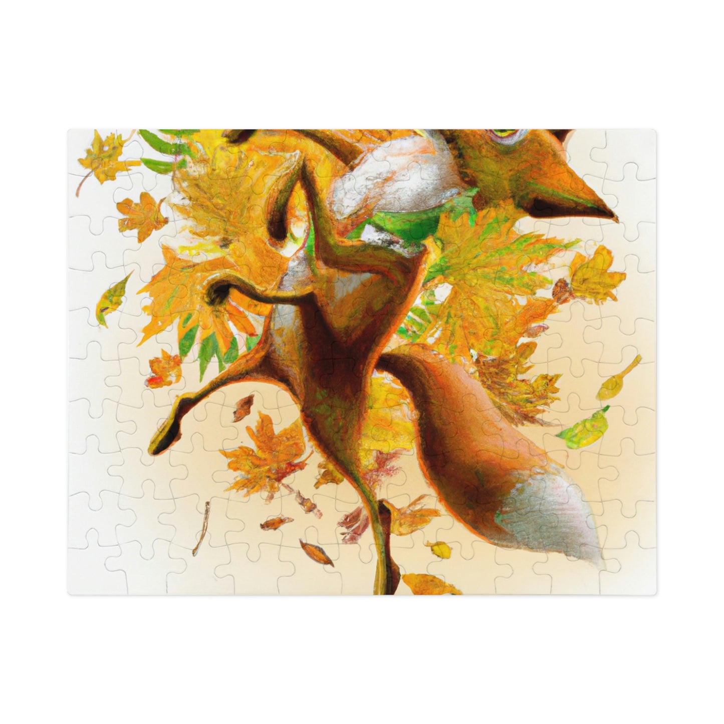 "Autumnal Adventure: A Fox's Mischief" - The Alien Jigsaw Puzzle