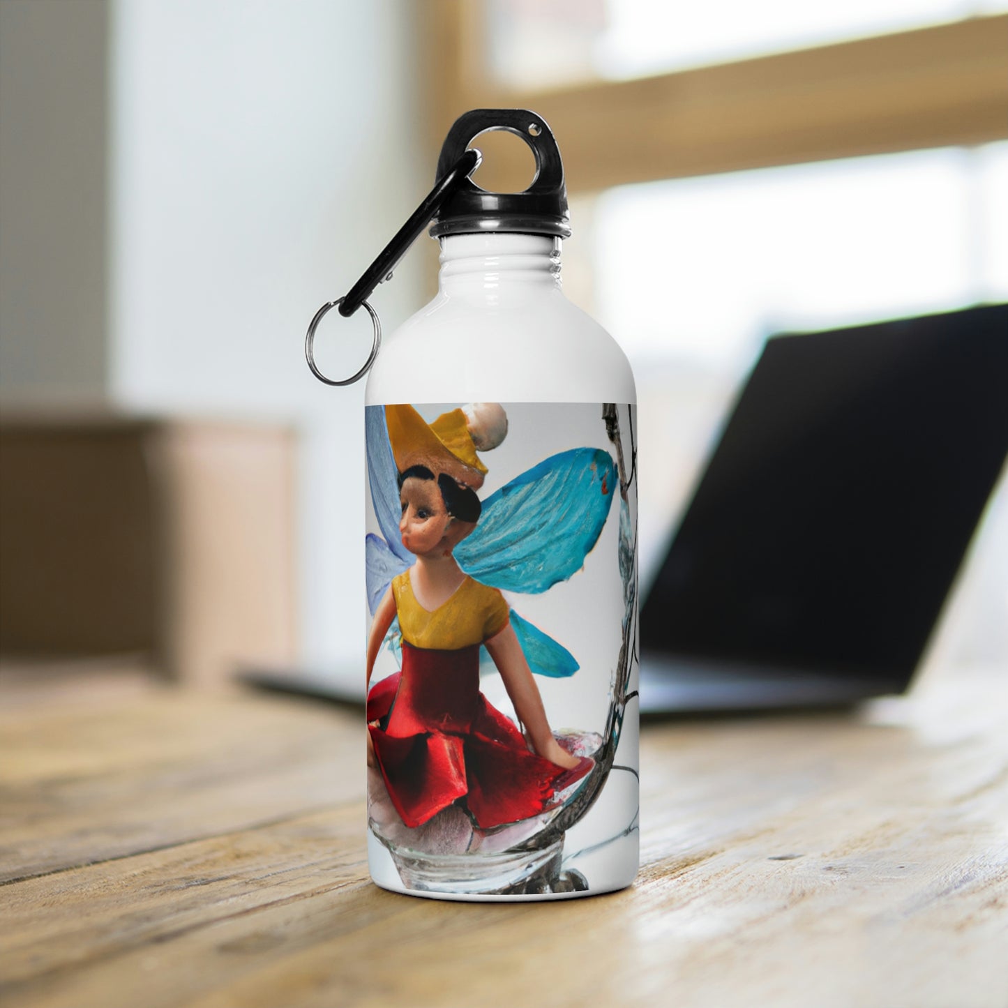 "Cursed Memories: The Broken Fairy's Plight" - The Alien Stainless Steel Water Bottle