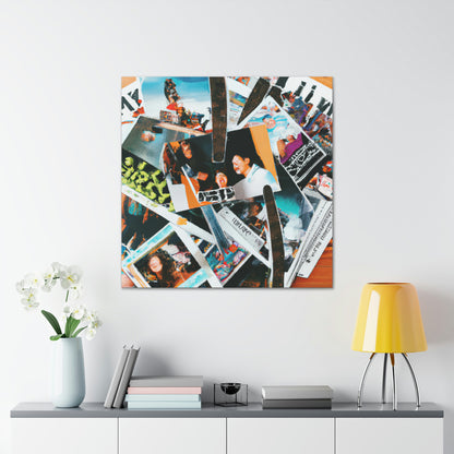 "A Life in Cutouts: Reflecting on Meaningful Moments" - Canvas