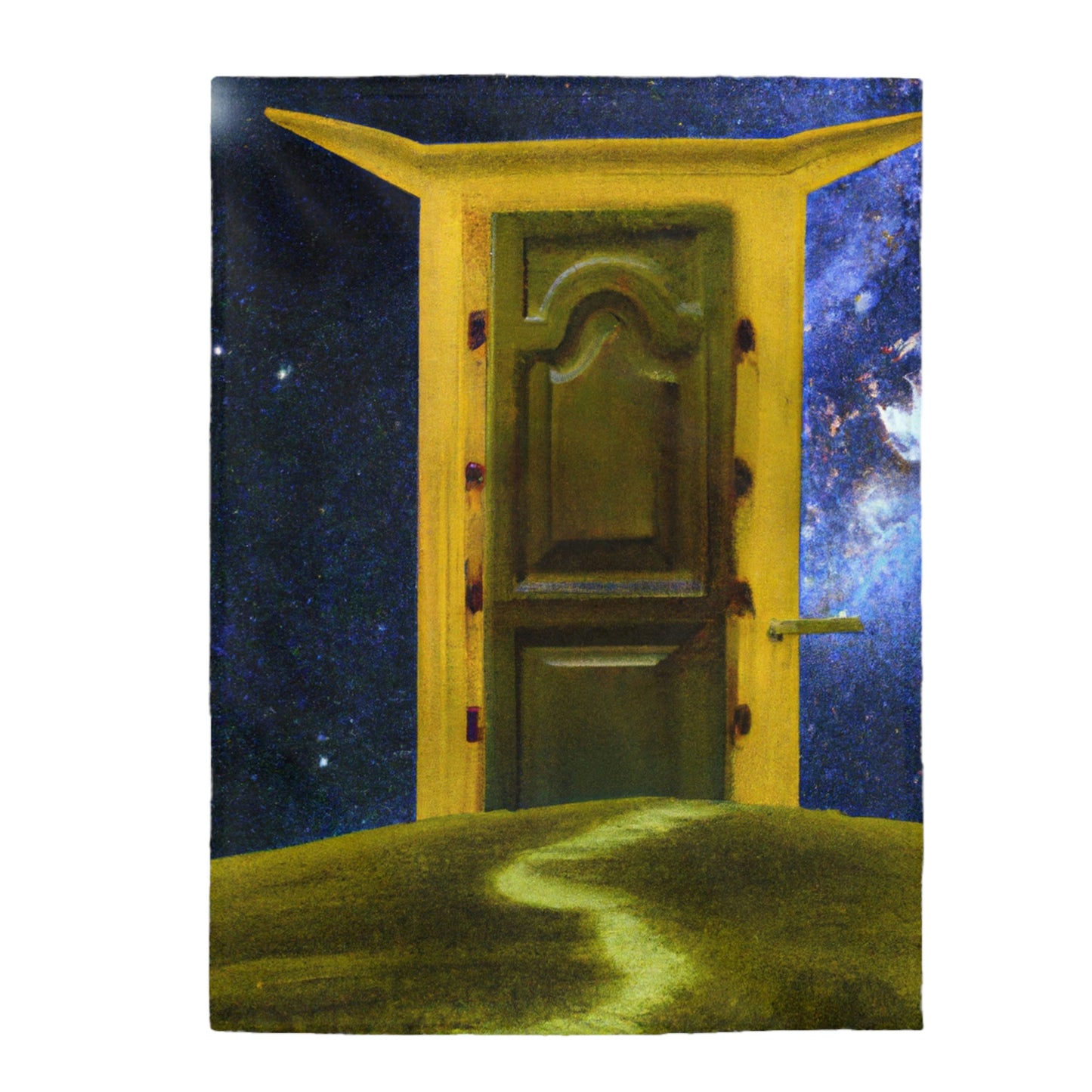 The Heavenly Threshold - The Alien Velveteen Plush Blanket