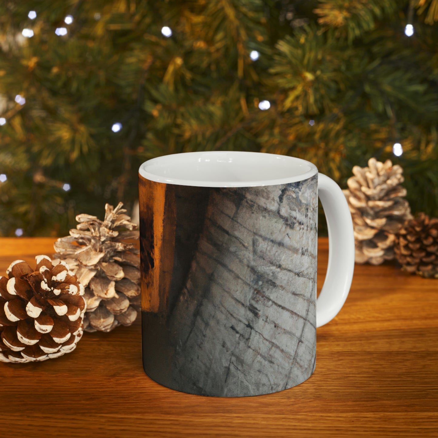 "Search for a Forbidden Abyss: Unveiling the Secret of the Underground City" - The Alien Ceramic Mug 11 oz