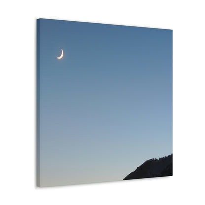 The Crescent Moon in Winter's Shadow - The Alien Canva