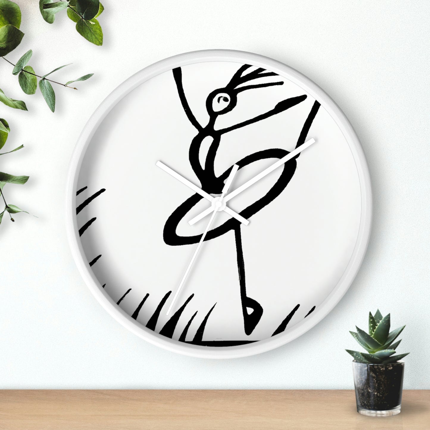 "Ballet on a Blade: A Ballerina's Spin" - El reloj de pared alienígena