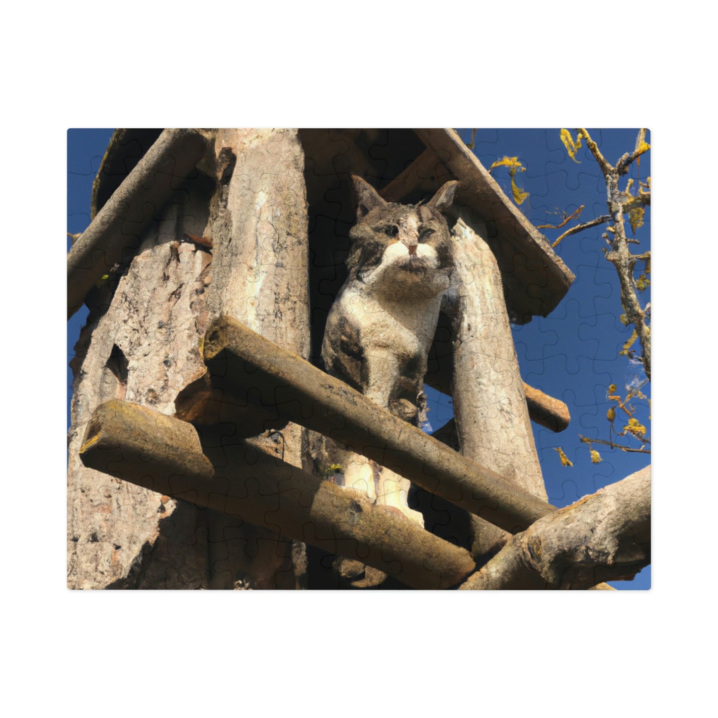 "Kitty in the Ruins" - The Alien Jigsaw Puzzle