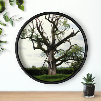 "The Ancient Tree in the Forgotten Meadow" - The Alien Wall Clock