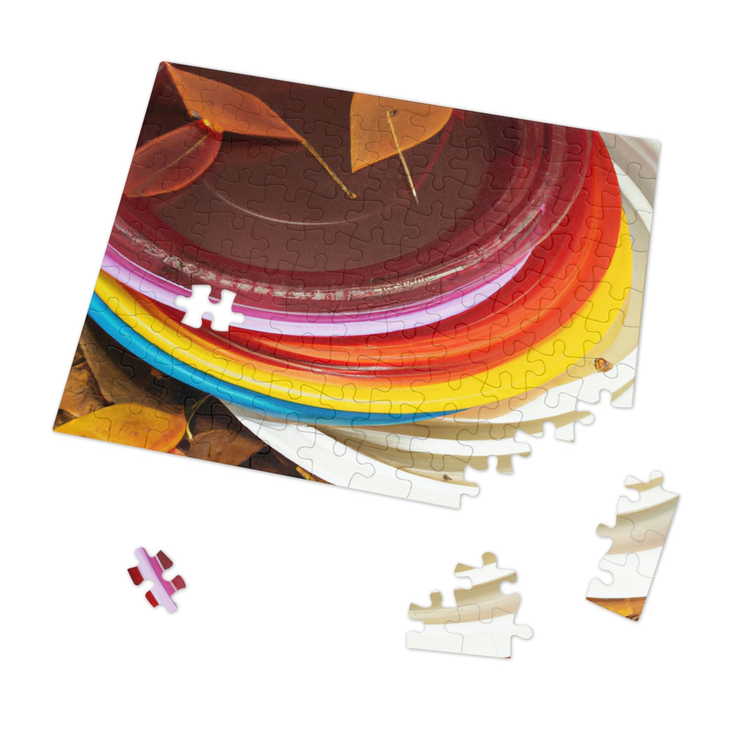 "Autumn Splendor Plates" - The Alien Jigsaw Puzzle