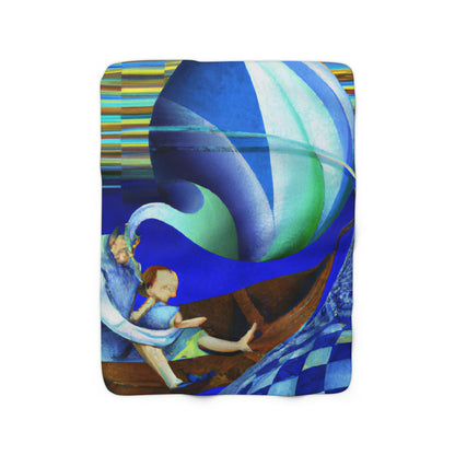 "Drifting: A Father and Son's Voyage Through Life" - The Alien Sherpa Fleece Blanket