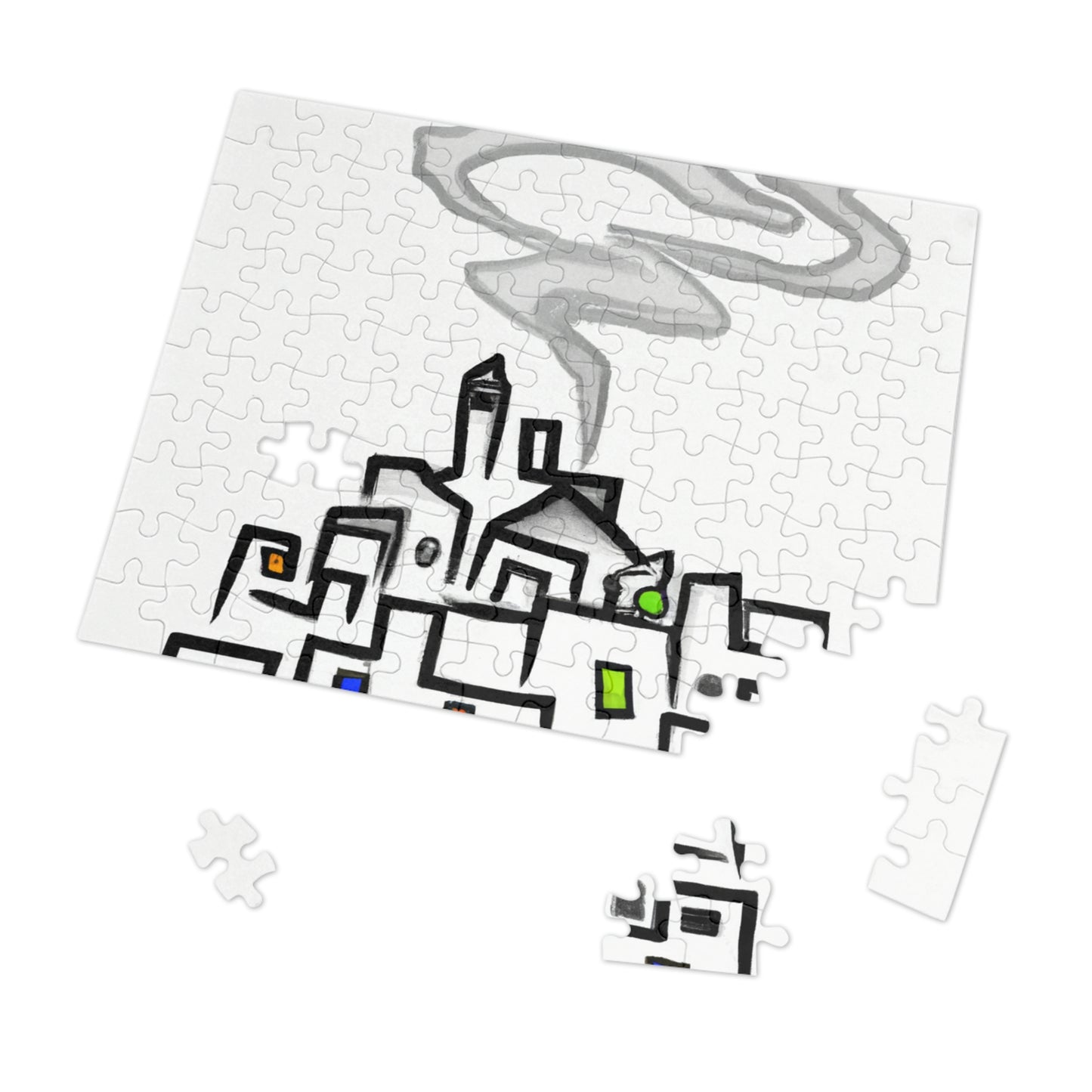 The City In The Mist - The Alien Jigsaw Puzzle