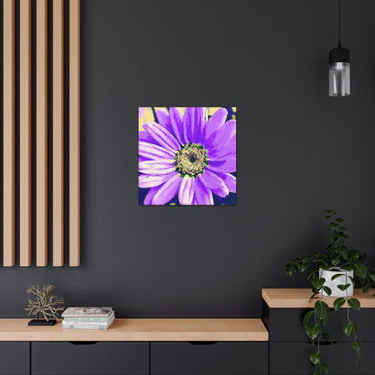 Purple Petals Popping: Create an Eye-Catching Daisy-Rose Fusion - The Alien Canva