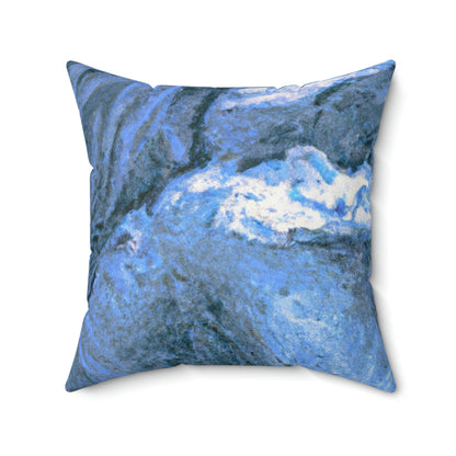 "Frozen Labyrinth" - The Alien Square Pillow