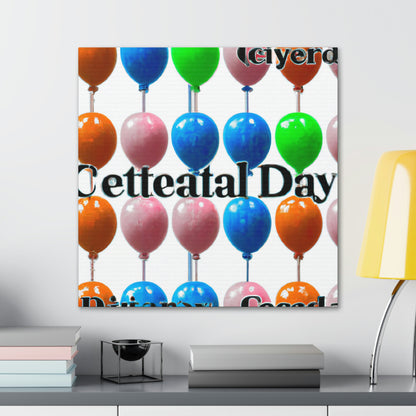 Rainbow Balloon Artist - Canvas