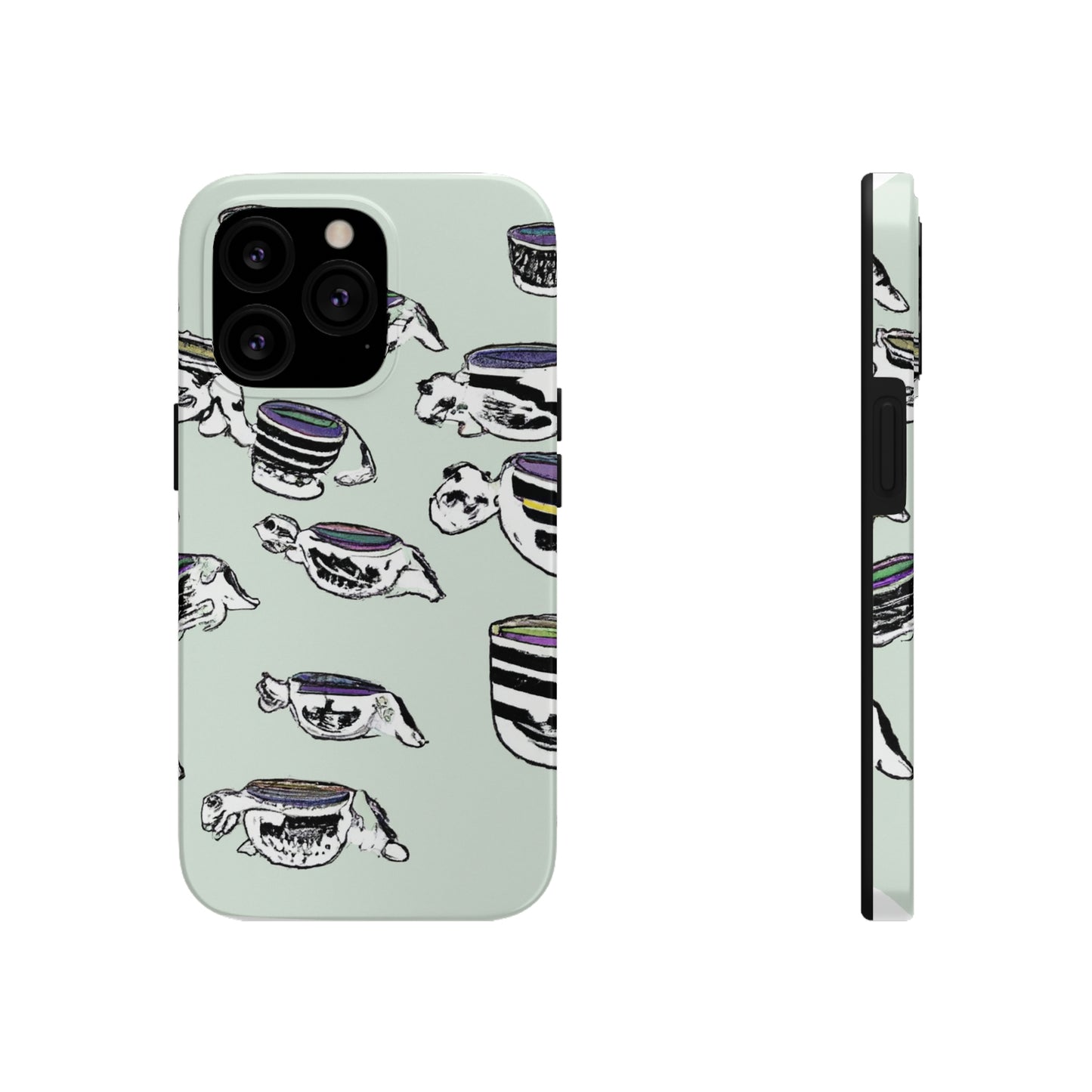 "A Purr-fectly Precious Tea Party Parade" - The Alien Tough Phone Cases