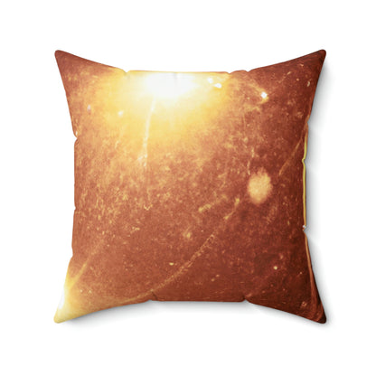 "Twinkle Snow Steps" - The Alien Square Pillow