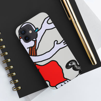 "A Blind Monk's Gentle Embrace of a Lost Dragonling" - The Alien Tough Phone Cases