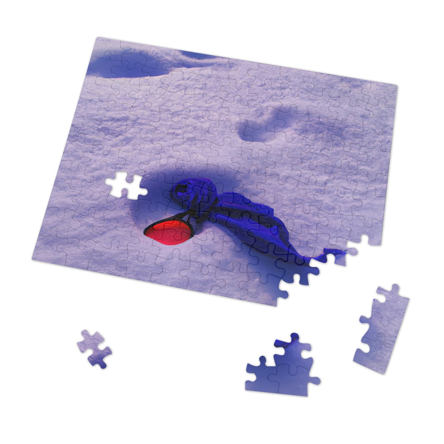 "Buried in the Snow: A Vivid Memory" - The Alien Jigsaw Puzzle