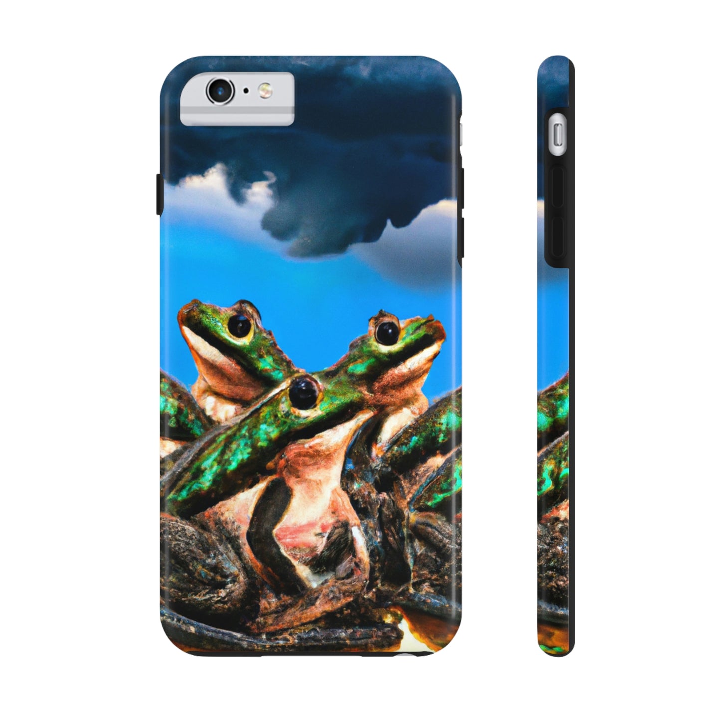 "Ein Froschchor im Gewitter" - Die Alien Tough Phone Cases