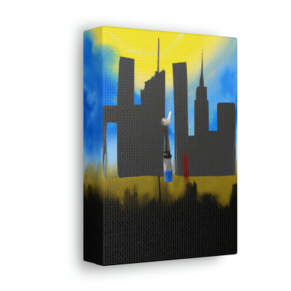 "Paisajes Urbanos en un Clima Cambiante" - Canvas