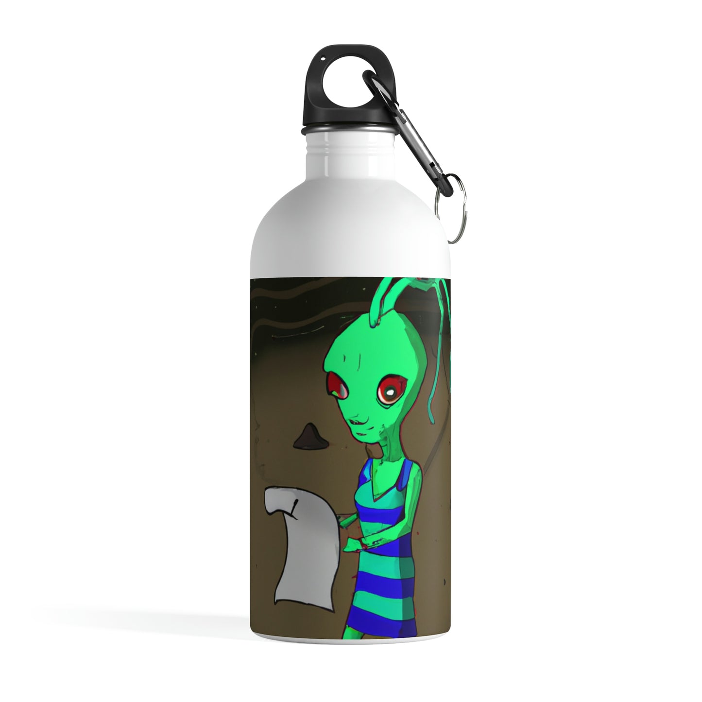 Lost in Space: The Alien's Adventure Without a Map - The Alien Stainless Steel Water Bottle