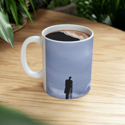 "Lonely Sentinels in the Autumn Sky" - The Alien Ceramic Mug 11 oz