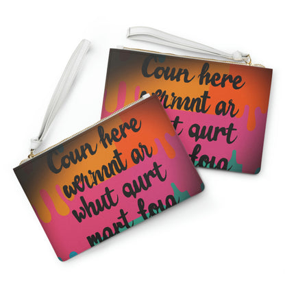 "Brave in the Face of Nightmares" - Die Alien Clutch Bag