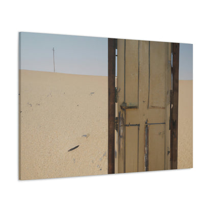 "The Mysterious Desert Door" - The Alien Canva