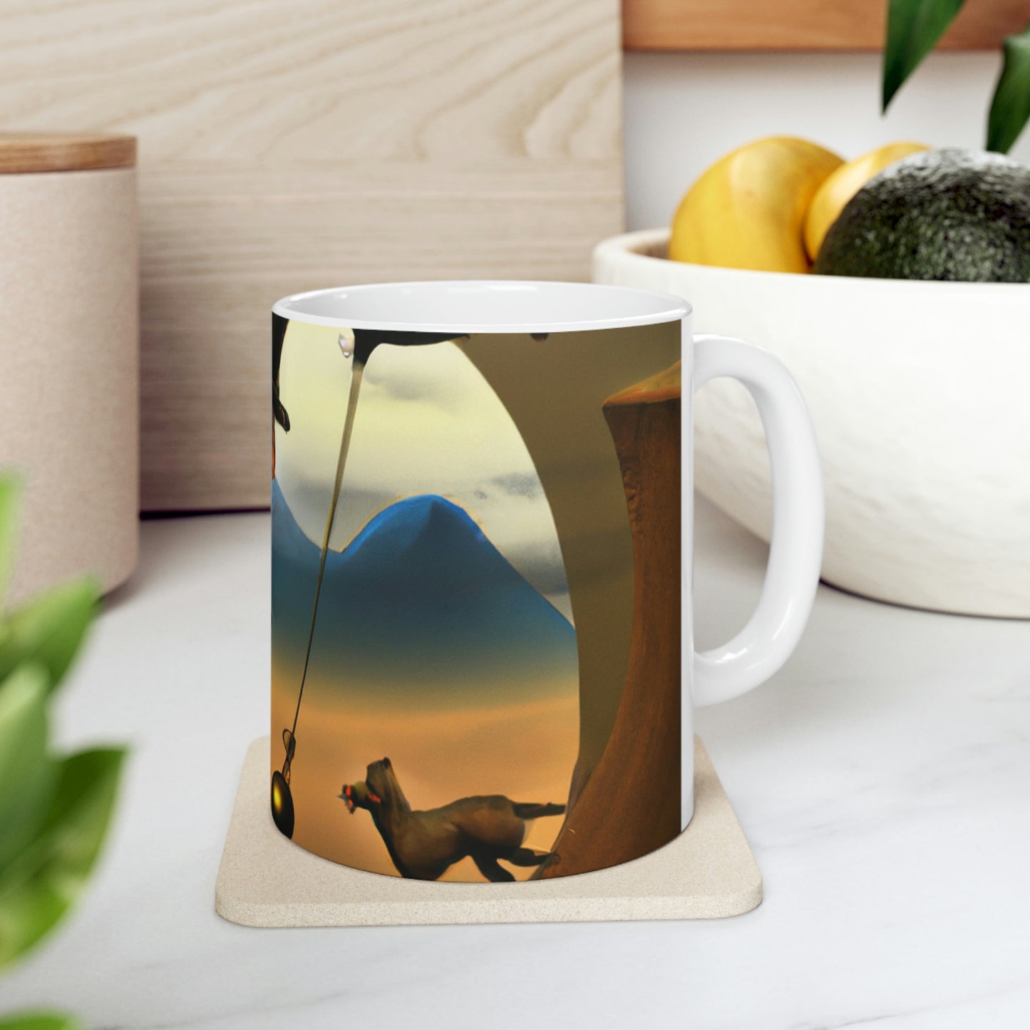 "A Race for Riches: The Challenge of a Lifetime for an Adventuring Elder" - The Alien Ceramic Mug 11 oz