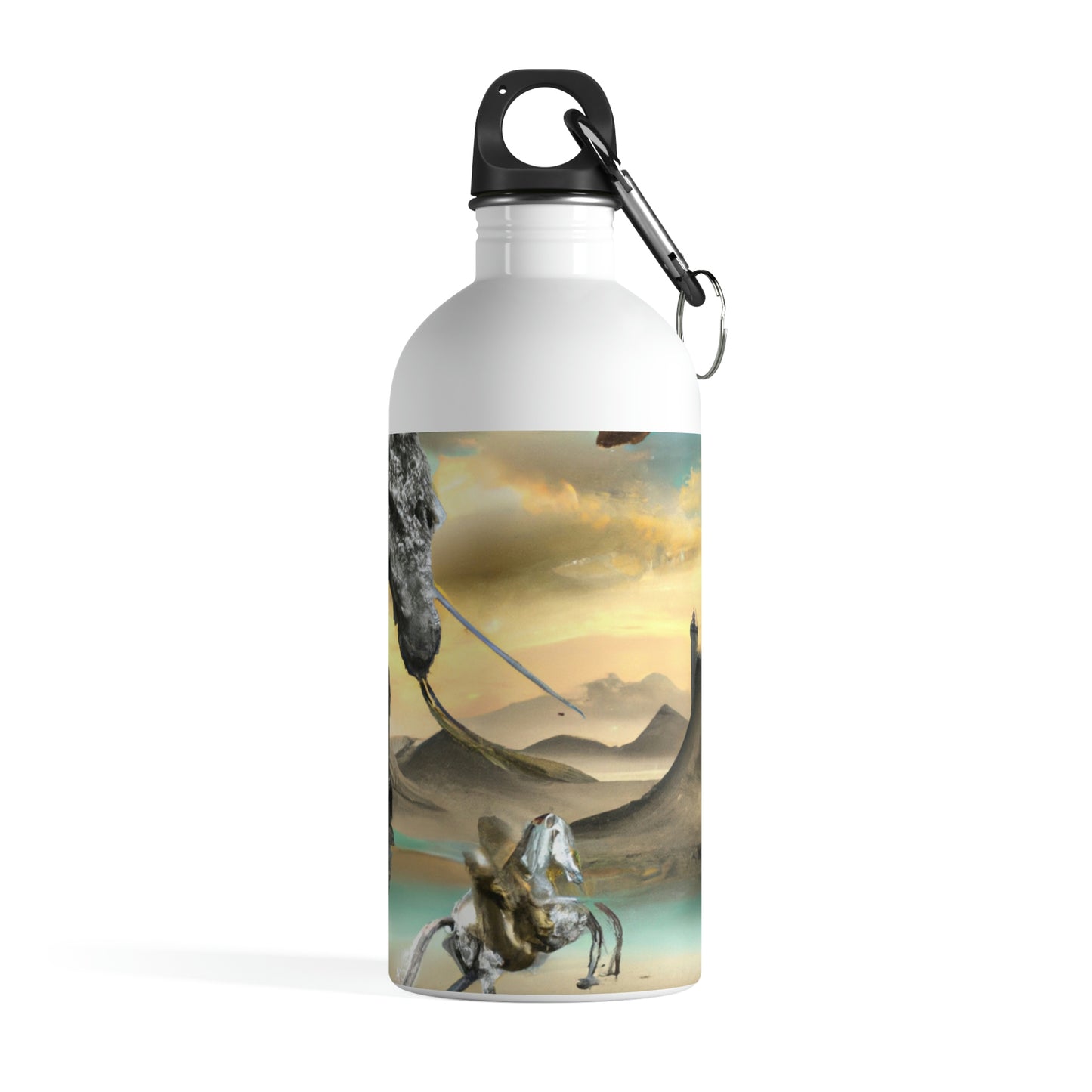 El caballero y el trono del dragón - La botella de agua de acero inoxidable alienígena