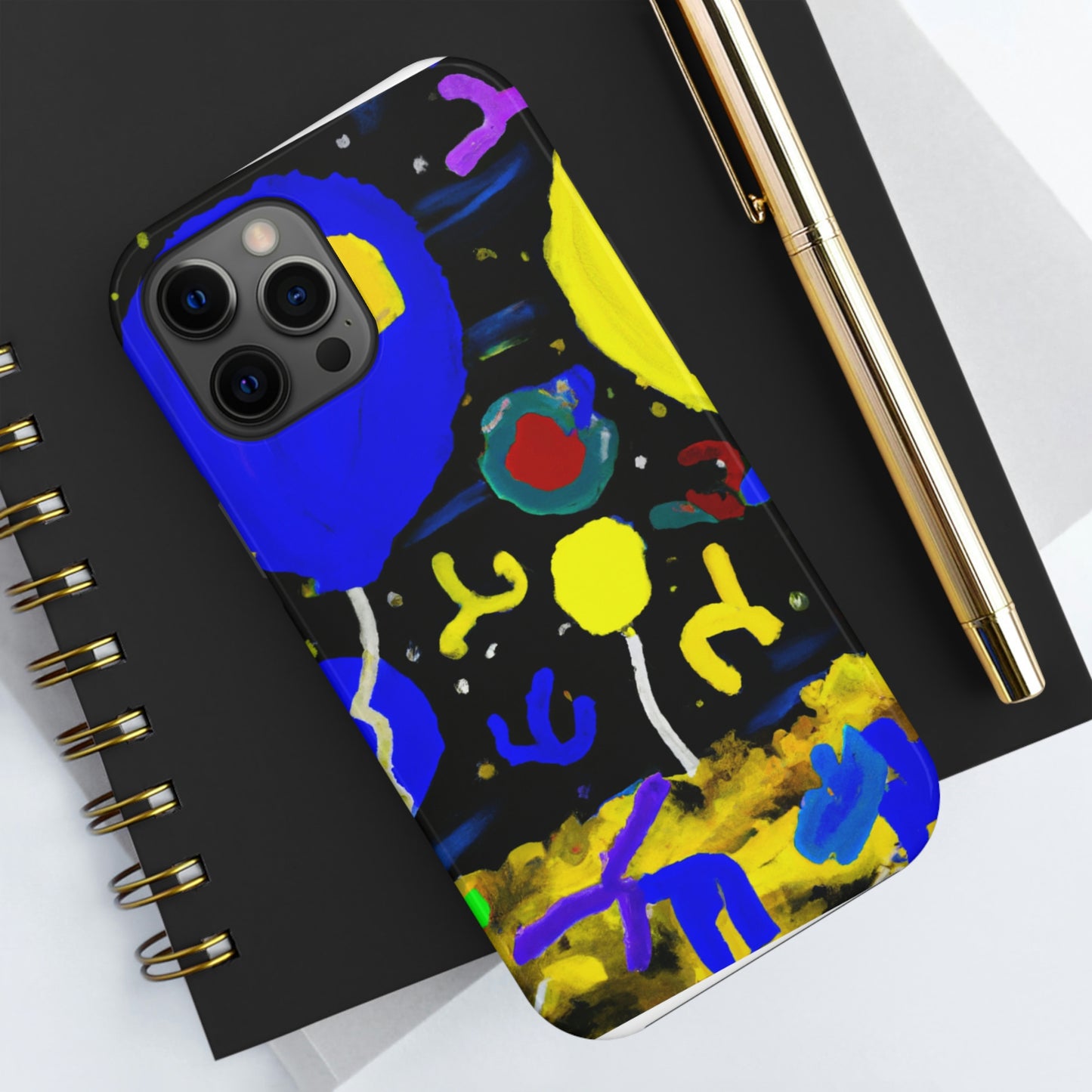 "A Starry Night Rainbow" - Die Alien Tough Phone Cases