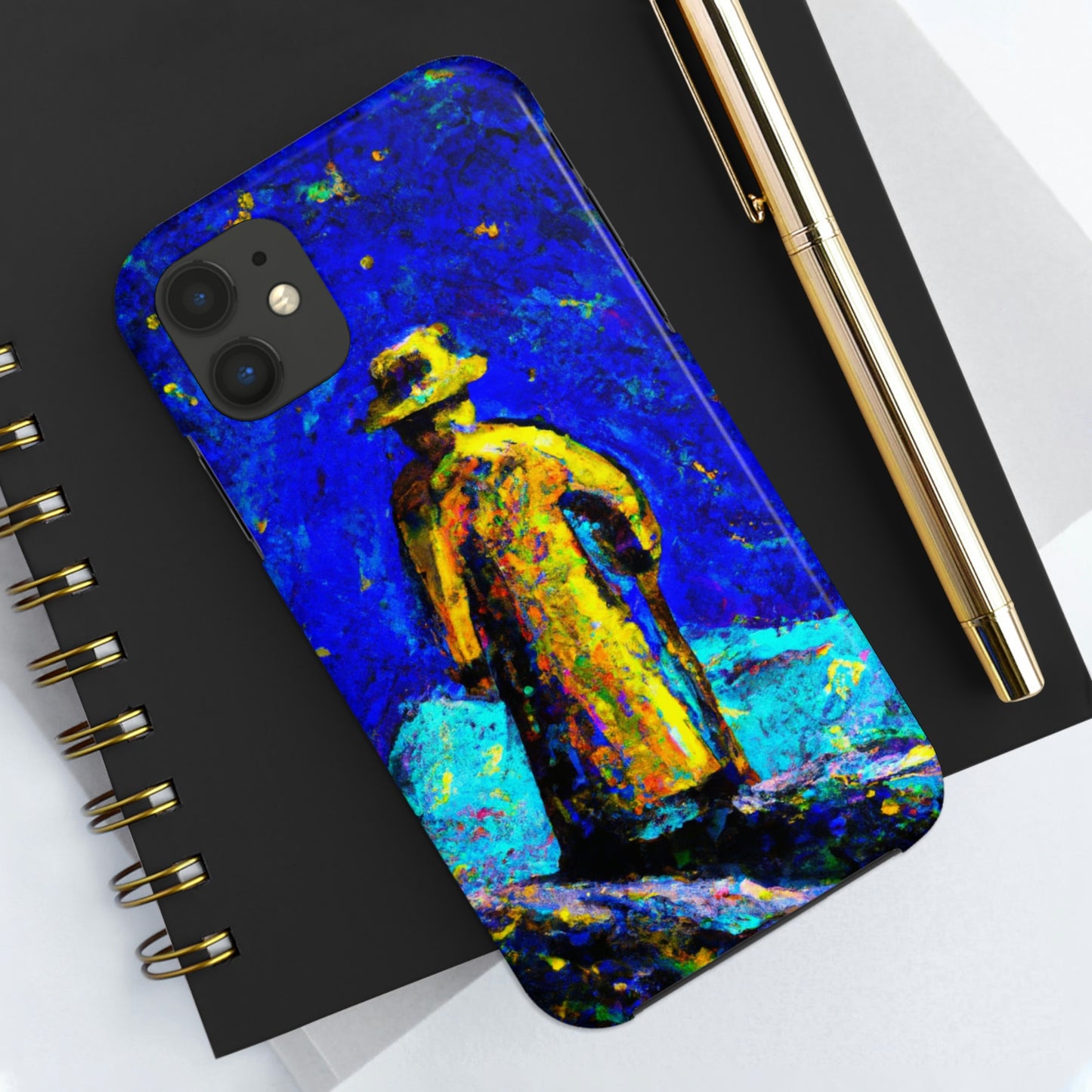 "Lone Mage on the Frozen Summit" - The Alien Tough Phone Cases