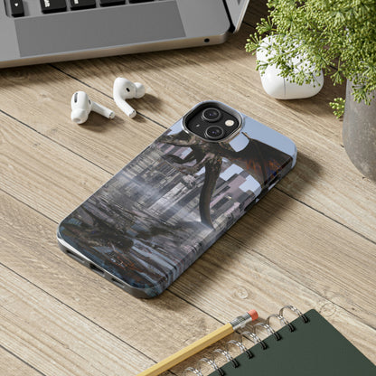 "Ascending the Deluge: A Dragon's Soaring Journey." - The Alien Tough Phone Cases