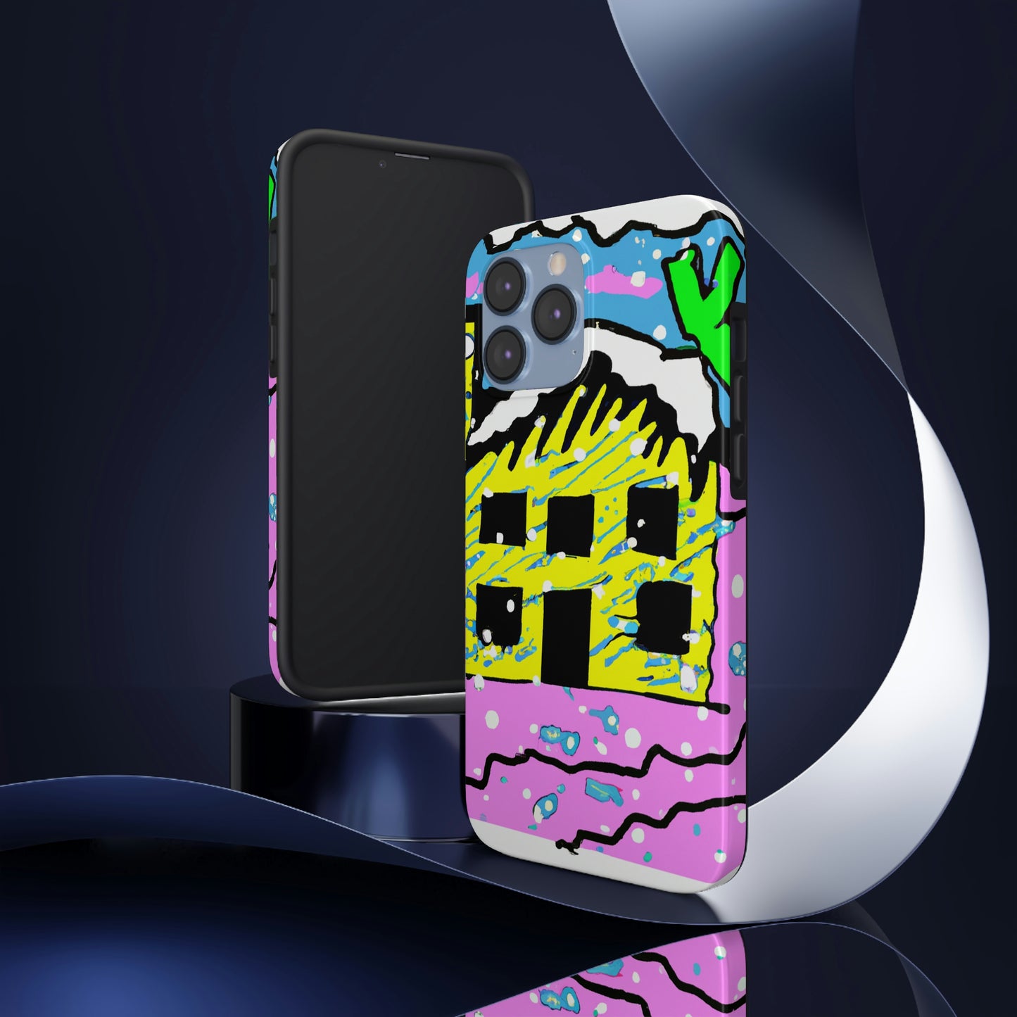 "Desolate Winter Dwelling" - Die Alien Tough Phone Cases