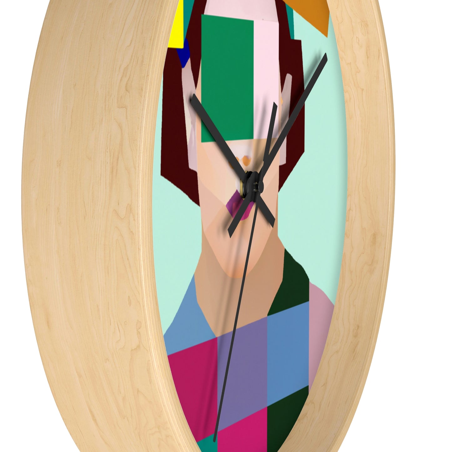 "Geometric Harmony" - The Alien Wall Clock