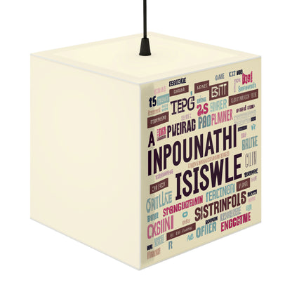 "A Trip Down Memory Lane: 16 of My Favourite Words" - The Alien Light Cube Lamp