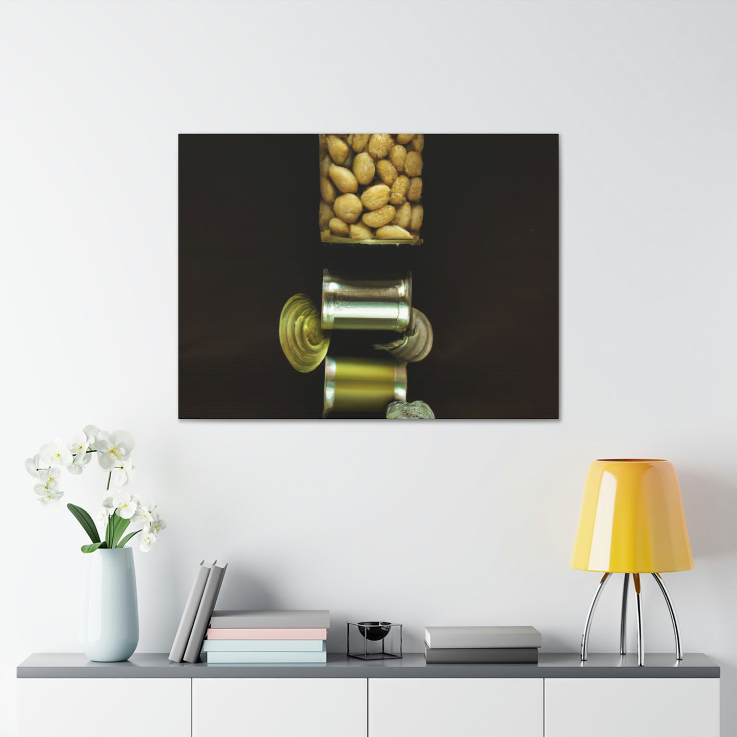 "Kitchen Pantry Creativity: Abstract Art from the Back of the Cupboard" - Canvas