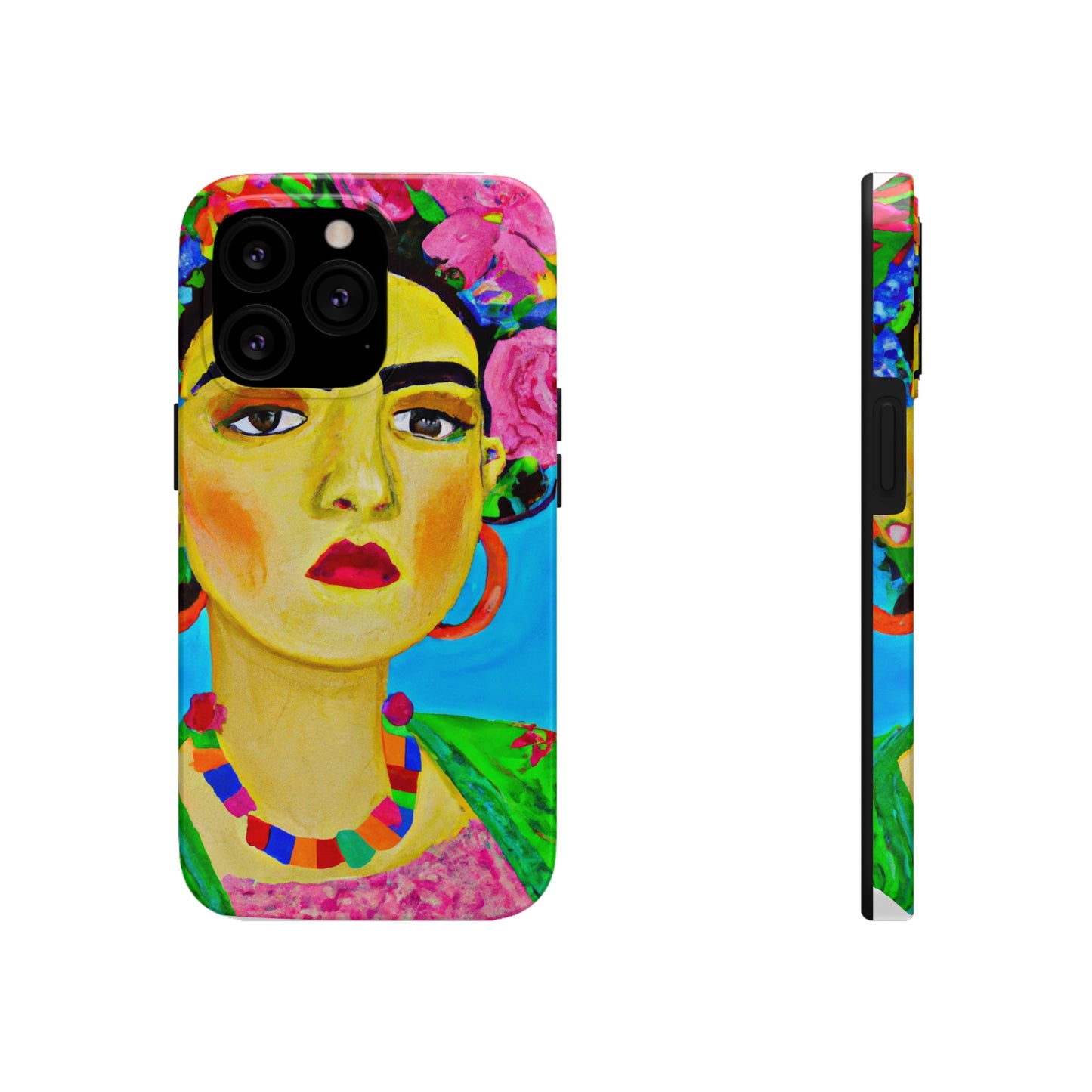 "Fierce and Free: A Frida Kahlo-Inspired Tribute to Mexican Women" - The Alien Tough Phone Cases