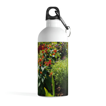 "Garden of Colorful Radiance" - The Alien Stainless Steel Water Bottle