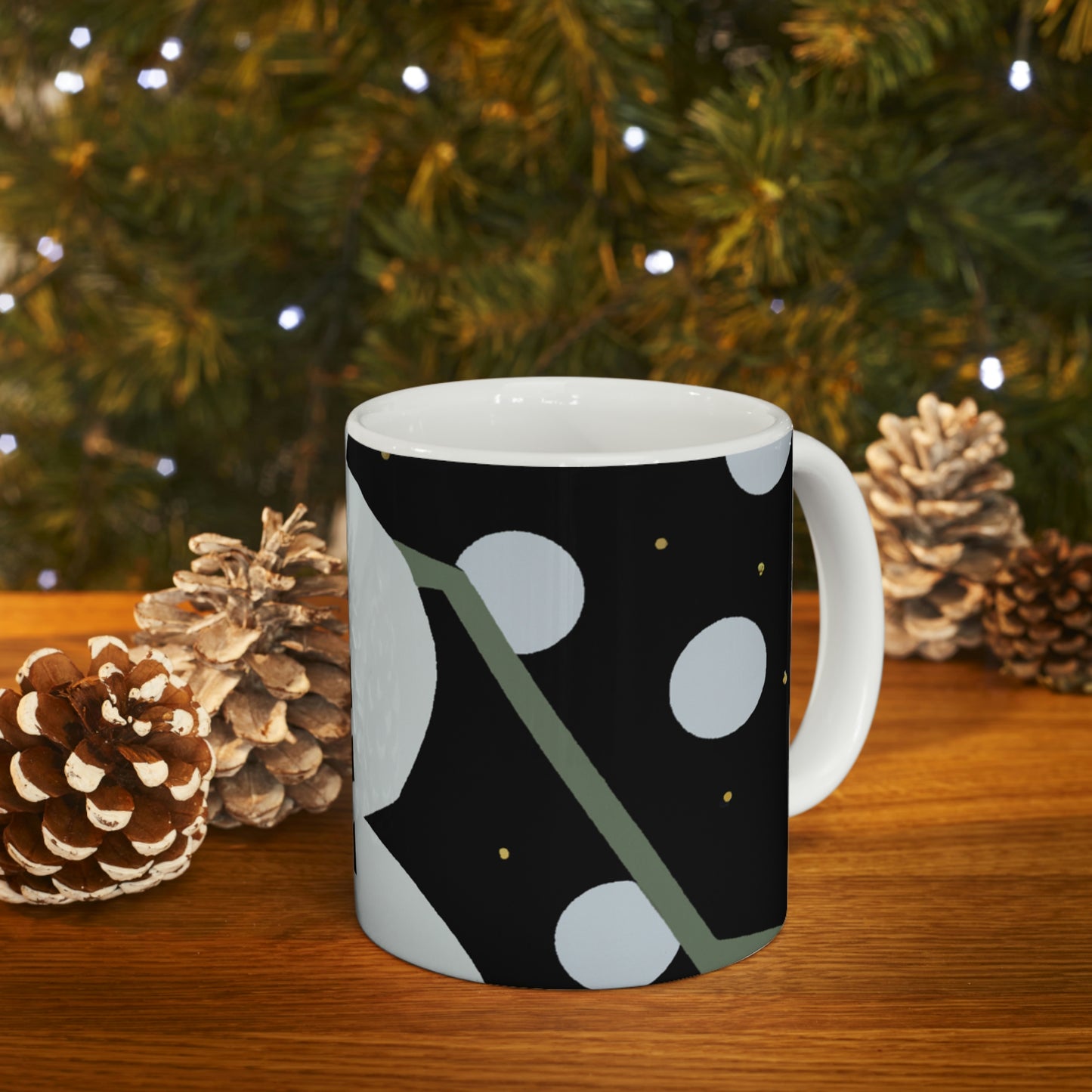 "A Winter Night's Wish" - The Alien Ceramic Mug 11 oz