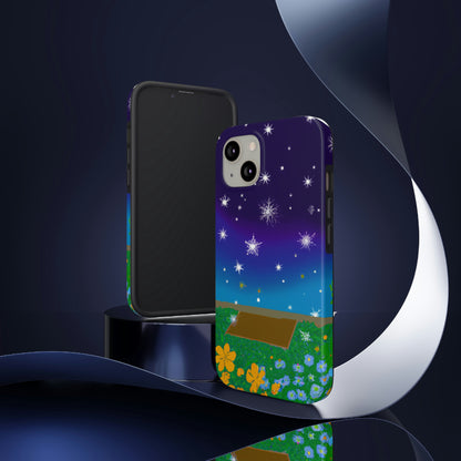 "A Celestial Garden of Color" - The Alien Tough Phone Cases